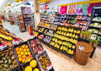 Obst und Gemüse vom Supermarkt in Burghaslach